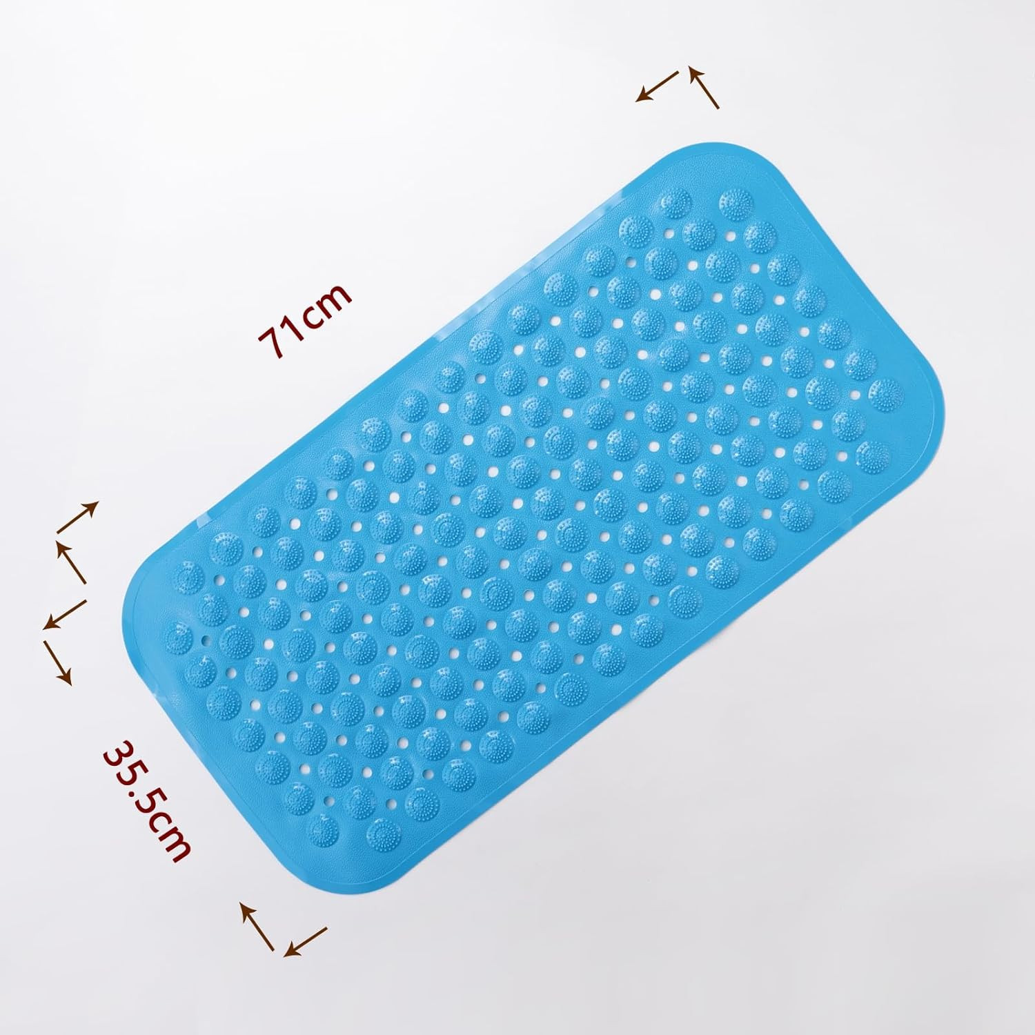 Kuber Industries Bath Mat | PVC Bathroom Mat | Shower Bath Mat | Floor Tub Mat | Bathroom Mud Mat | Anti-Skid Shower Bathroom Mat | M-YSD-35B | Dark Blue