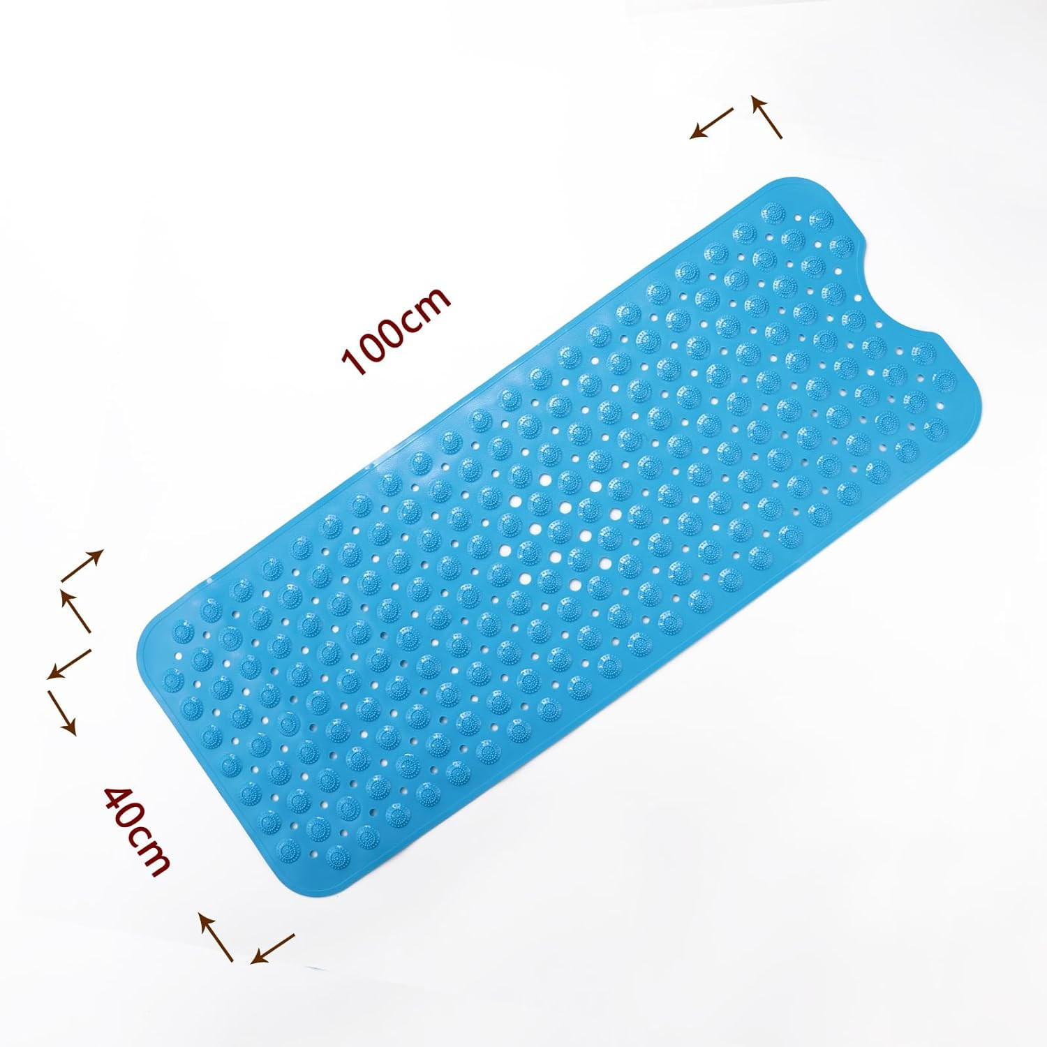 Kuber Industries Bath Mat | PVC Bathroom Mat | Shower Bath Mat | Floor Tub Mat | Bathroom Mud Mat | Anti-Skid Shower Bathroom Mat | M-YSD-40B | Dark Blue