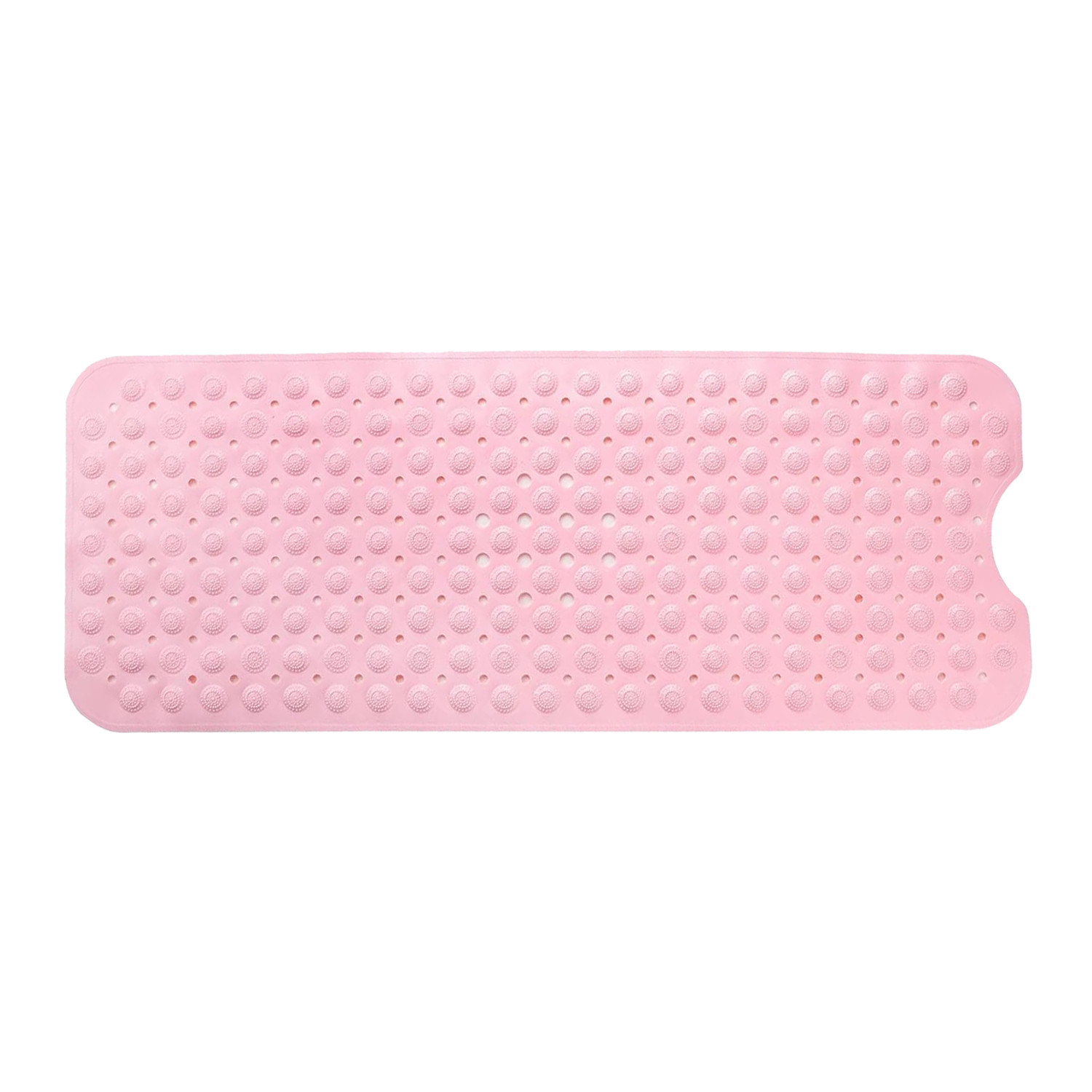 Kuber Industries Bath Mat | PVC Bathroom Mat | Shower Bath Mat | Floor Tub Mat | Bathroom Mud Mat | Anti-Skid Shower Bathroom Mat | M-YSD-40C | Pink
