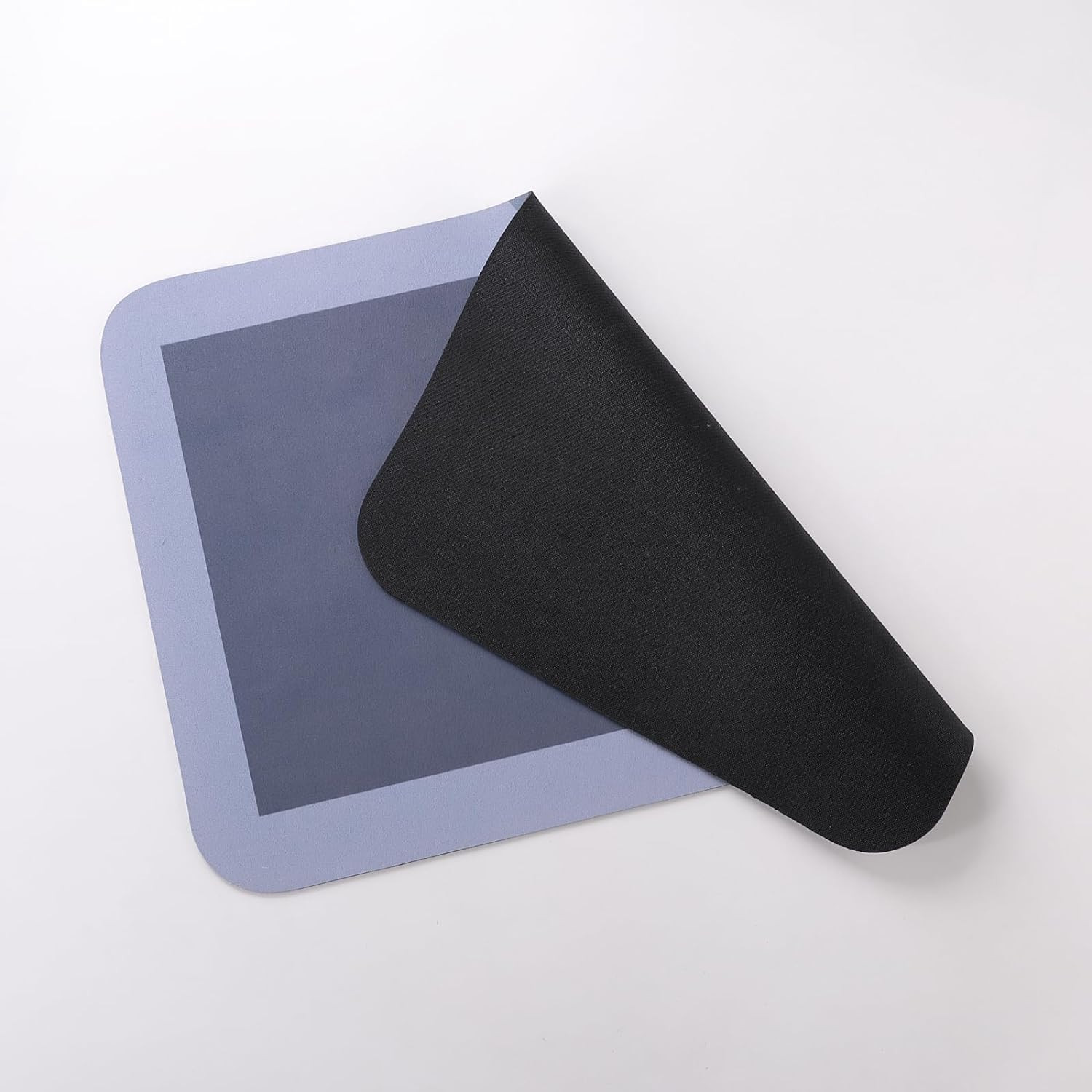 Kuber Industries Bath Mat | PVC Bathroom Mat | Shower Bath Mat | Floor Tub Mat | Diatom Mud Mat | Anti-Skid Shower Bathroom Mat | CF-220806 | Light Gray