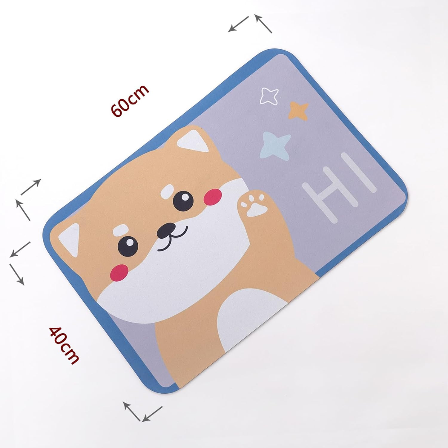 Kuber Industries Bath Mat | PVC Bathroom Mat | Shower Bath Mat | Floor Tub Mat | Diatom Mud Mat | Anti-Skid Shower Bathroom Mat | CF-220822 | Multi