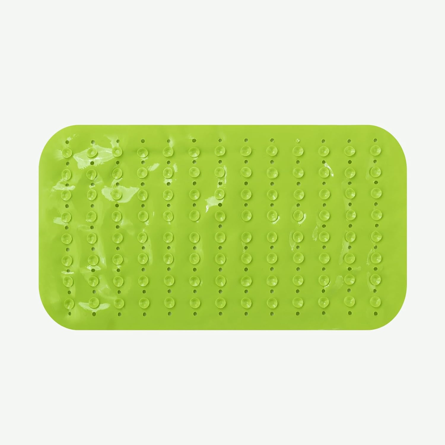 Kuber Industries Bath Mat | PVC Bathroom Mat | Shower Bath Mat | Floor Tub Mat | Foot Massager Mat | Anti-Skid Shower Bathroom Mat | B-02C | Green