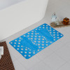 Bath Mat | PVC Bathroom Mat | Shower Bath Mat | Hole Bath Tub Mat | Foot Massager Mat | Anti-Skid Shower Mat with Drain Holes | Blue