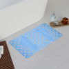 Bath Mat | PVC Bathroom Mat | Shower Bath Mat | Hole Bath Tub Mat | Foot Massager Mat | Anti-Skid Shower Mat with Drain Holes | Sky Blue