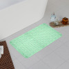 Bath Mat | PVC Bathroom Mat | Shower Bath Mat | Transparent Round Check Floor Tub Mat | Foot Massager Mat | Anti-Skid Floor Mat | Shower Mat | Green