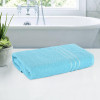 Bath Towel | 30x60 Inch | Towel for Bath-Gym-Travel-Beach-Pool | Towel for Bathing | 144 GSM Cotton Unisex Bathroom Towel | Towels for Bath | Plain Lining | Sky Blue