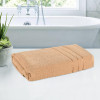 Bath Towel | 30x60 Inch | Towel for Bathing | Towels for Bath | Towel for Bath-Gym-Travel-Beach-Pool | 144 GSM Cotton Unisex Bathroom Towel | Plain Lining | Light Brown