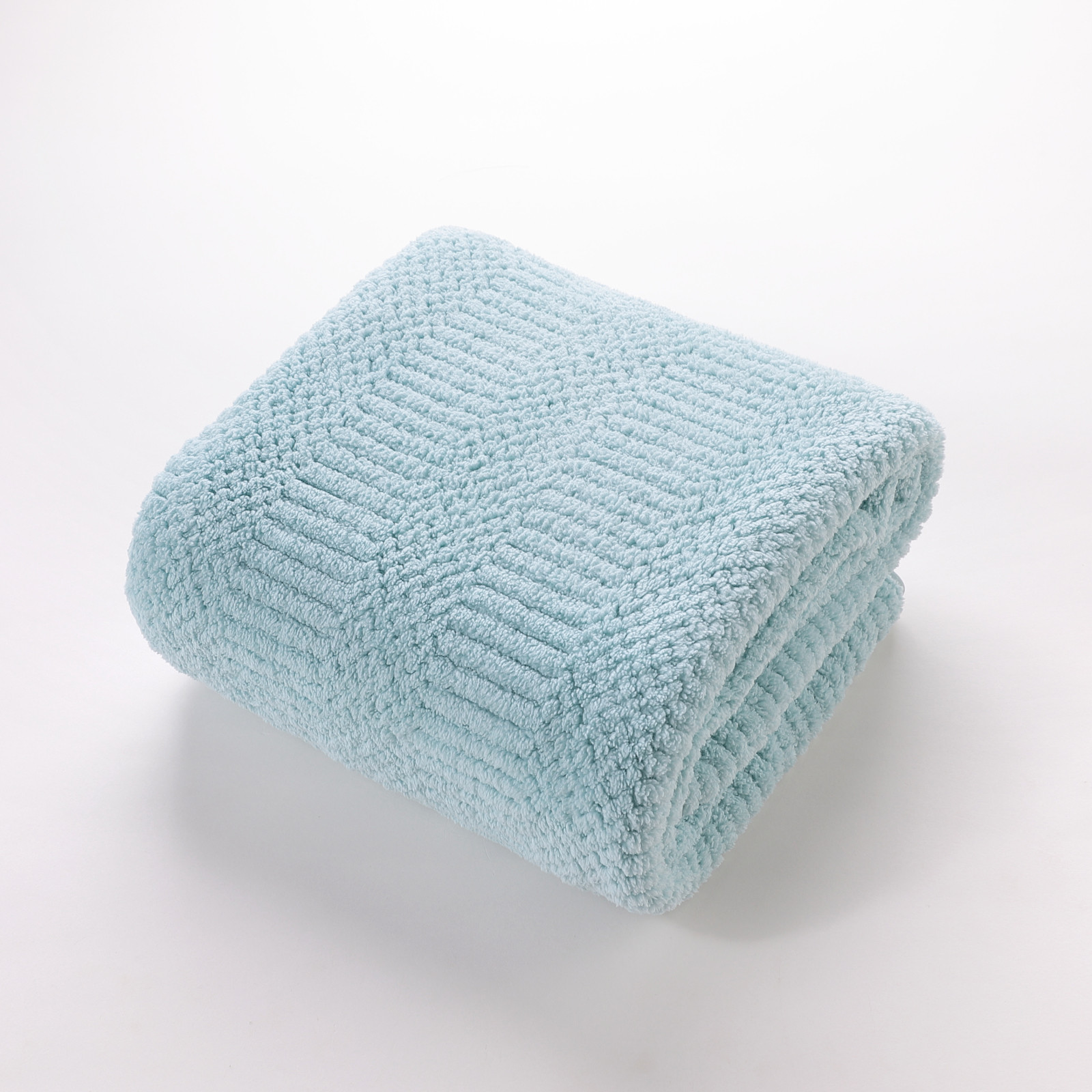 Kuber Industries Bath Towel For Men, Women|280 GSM|Extra Soft & Fade Resistant|Polyester Towels For Bath|Waffle Texture|Bathing Towel, Bath Sheet (Green)