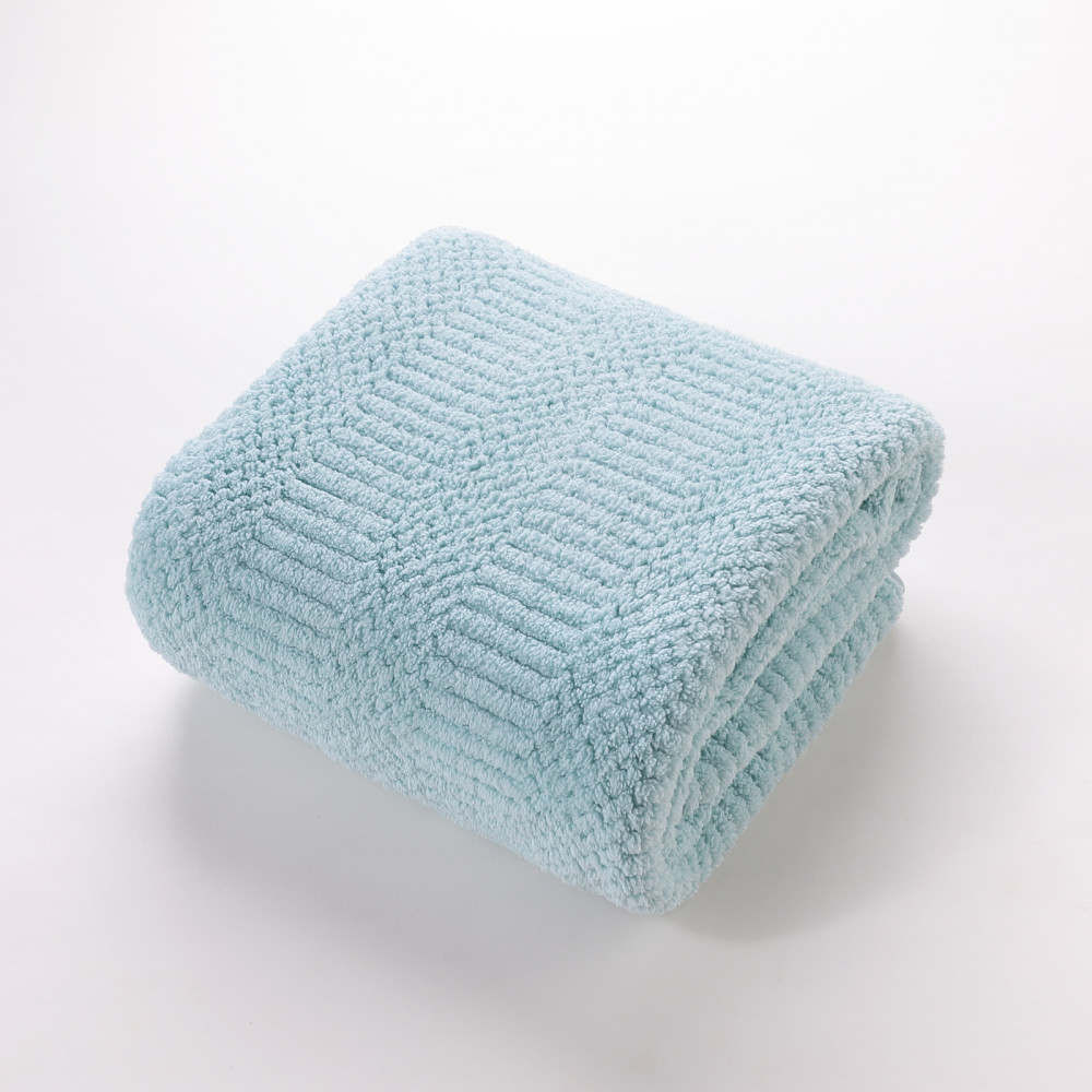 Kuber Industries Bath Towel For Men, Women|280 GSM|Extra Soft &amp; Fade Resistant|Polyester Towels For Bath|Waffle Texture|Bathing Towel, Bath Sheet (Green)