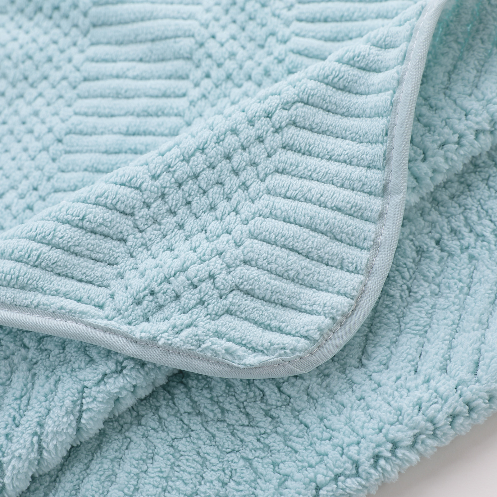Kuber Industries Bath Towel For Men, Women|280 GSM|Extra Soft & Fade Resistant|Polyester Towels For Bath|Waffle Texture|Bathing Towel, Bath Sheet (Green)