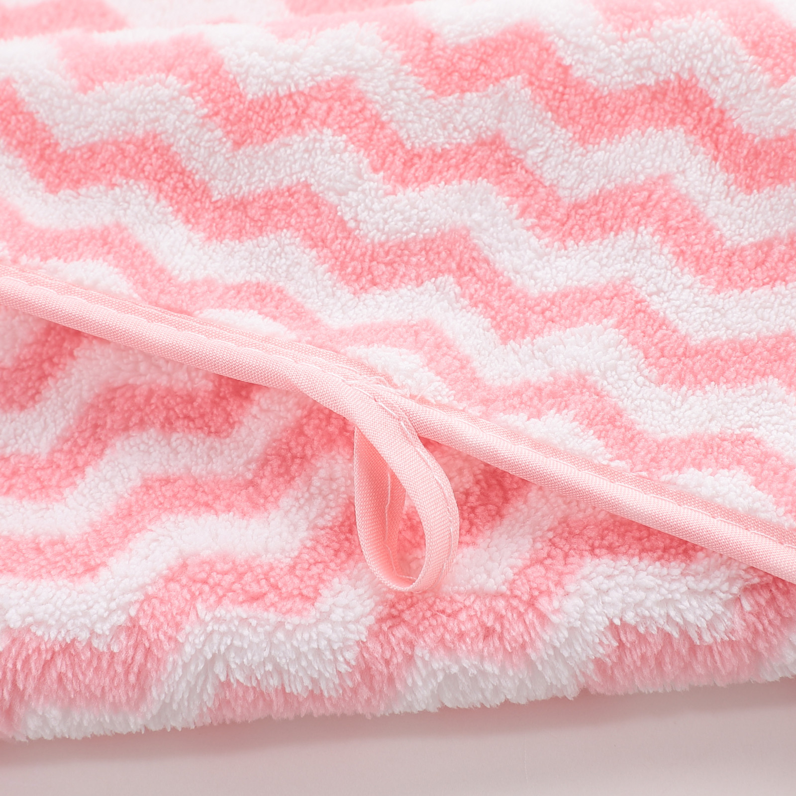 Kuber Industries Bath Towel For Men, Women|280 GSM|Extra Soft & Fade Resistant|Polyester Towels For Bath|Stripes Design|Bathing Towel, Bath Sheet (Pink)