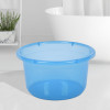 Bath Tub | Multipurpose Bath Tub | Tub for Bathroom-Feeding Pan-Bathing-Washing Clothes | Washing Tub | Bathroom Tub | Baby Bathing Tub | 25 LTR | Transparent Blue