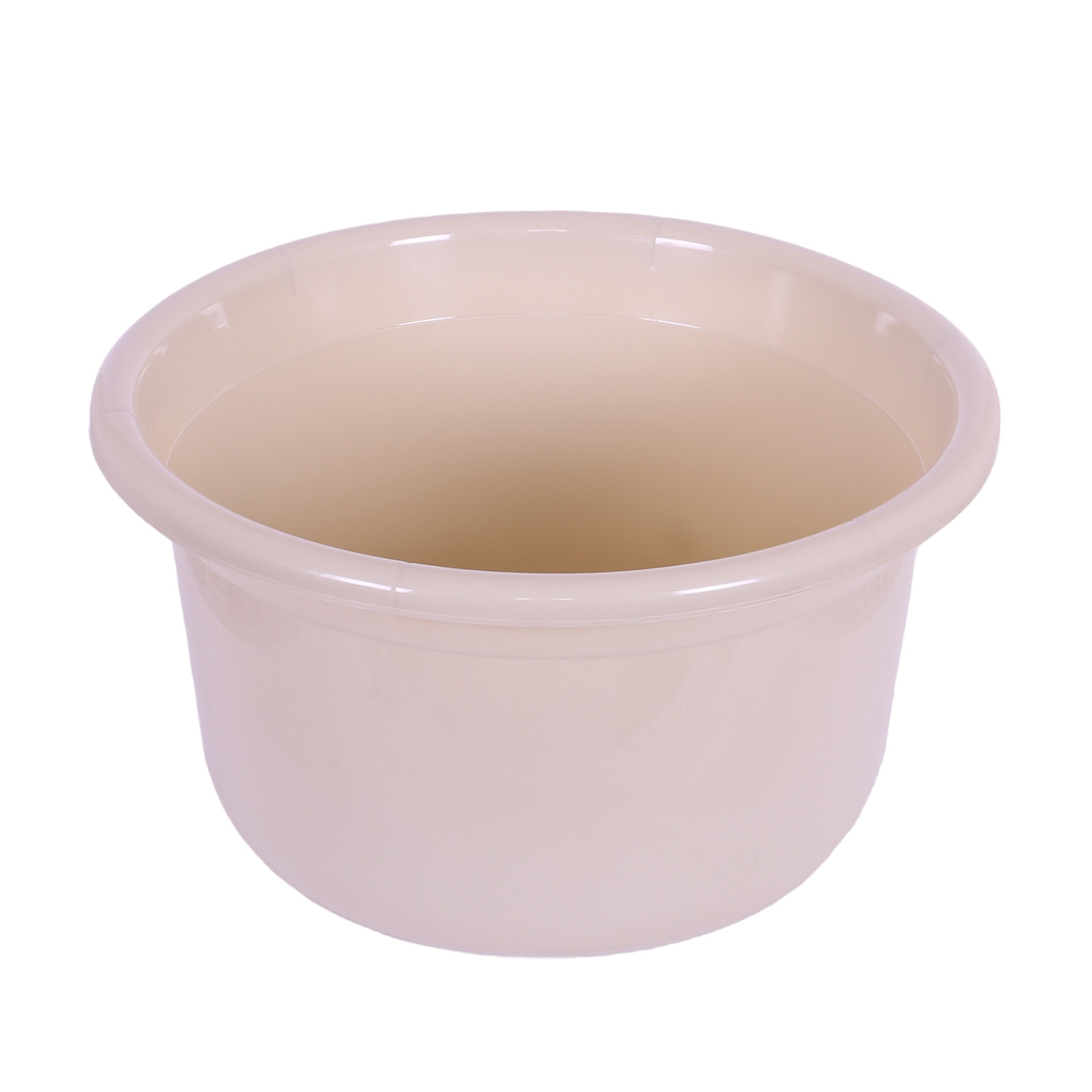 Kuber Industries Bath Tub | Versatile Utility Gaint Tub | Plastic Bath Tub for Baby | Baby Bathing Tub | Clothes Washing Tub For Bathroom | Feeding Pan Tub | TUB-25 LTR | Beige