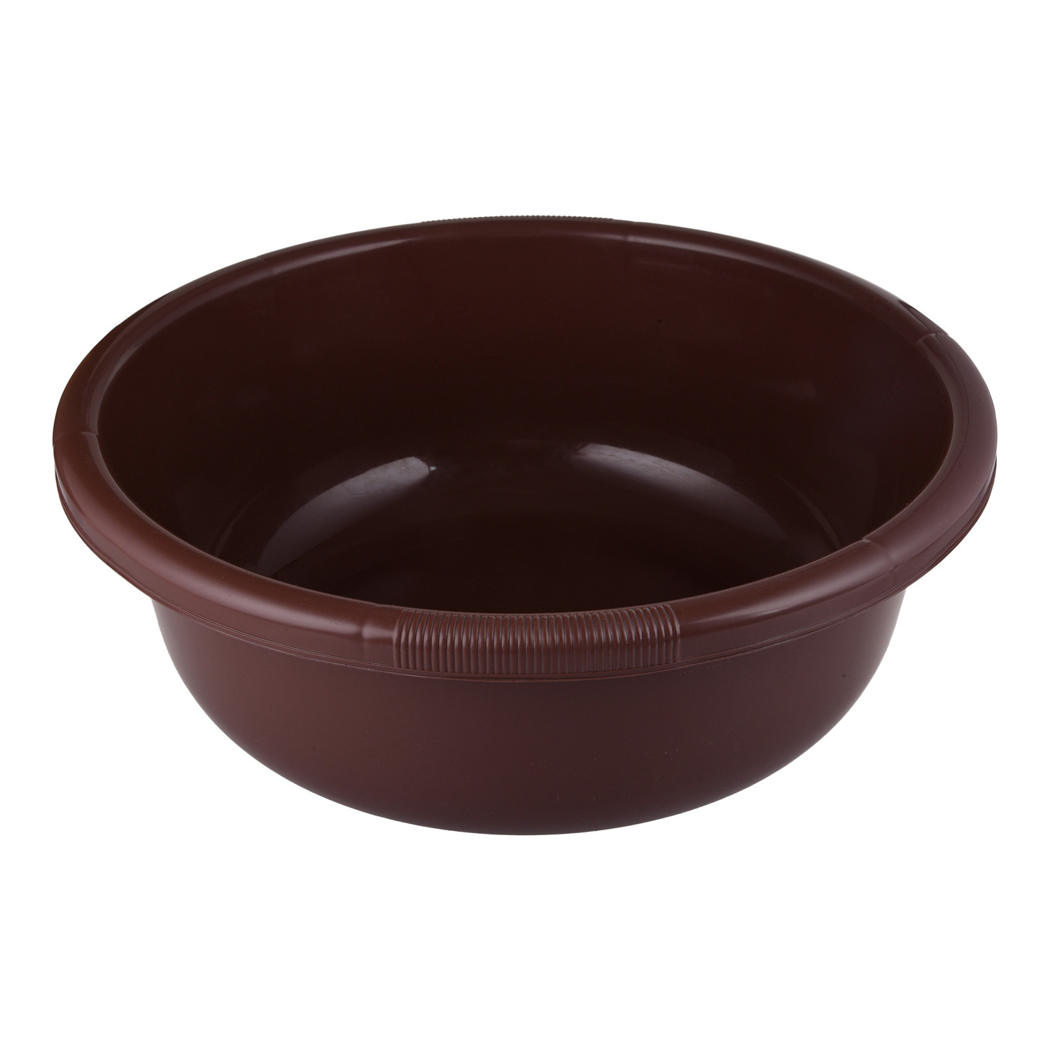Kuber Industries Bath Tub 38|Versatile Plastic Utility Gaint Tub|Durable Deep Tub for Baby Bathing|Washing Clothes|Feeding Pan|38 Liter (Brown)