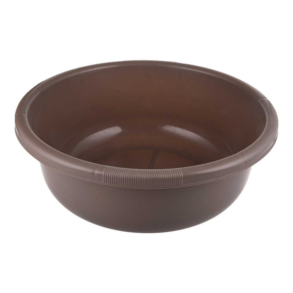 Kuber Industries Bath Tub 38|Versatile Plastic Utility Gaint Tub|Durable Deep Tub for Baby Bathing|Washing Clothes|Feeding Pan|38 Liter (Coffee)