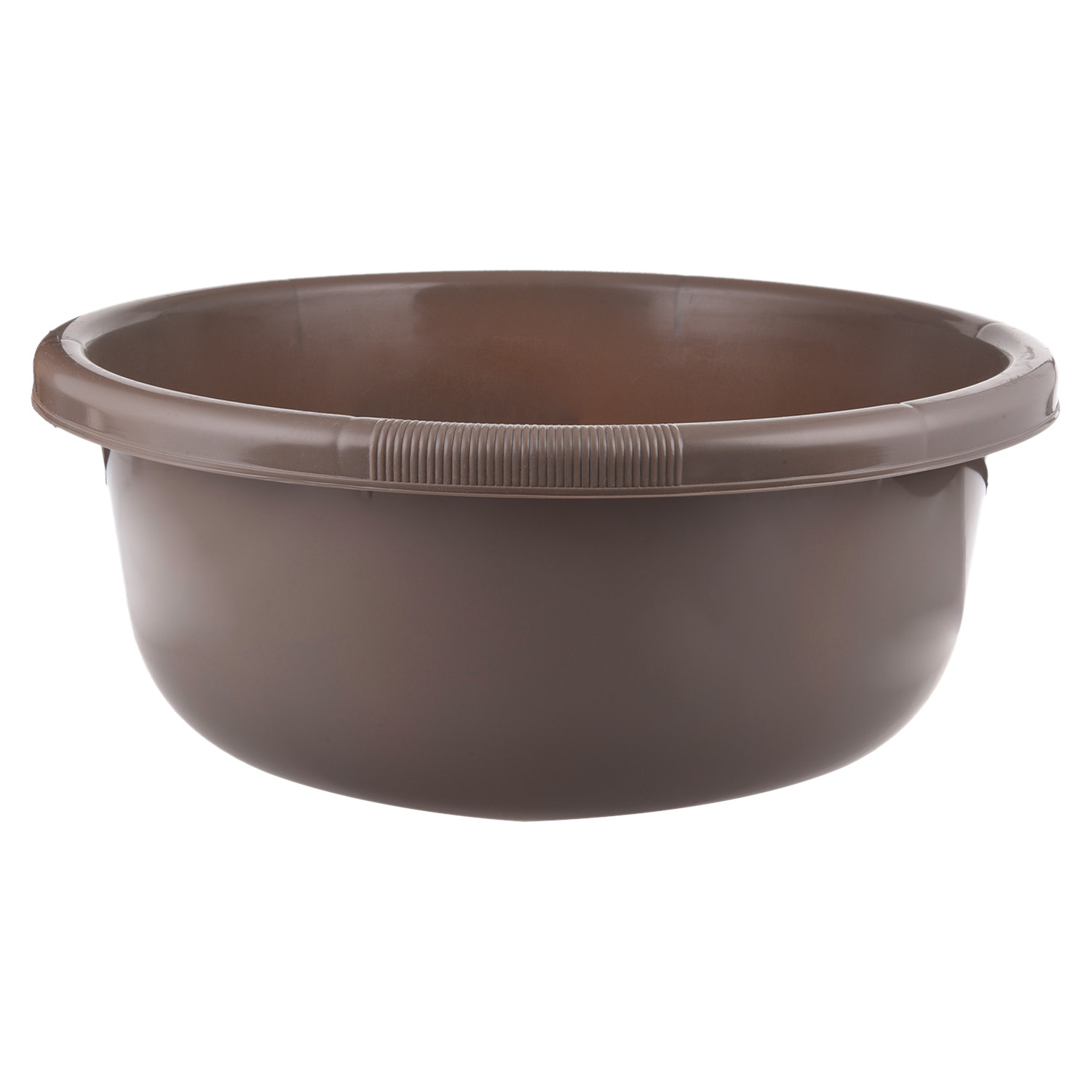 Kuber Industries Bath Tub 38|Versatile Plastic Utility Gaint Tub|Durable Deep Tub for Baby Bathing|Washing Clothes|Feeding Pan|38 Liter|Pack of 2 (Coffee & Cream)