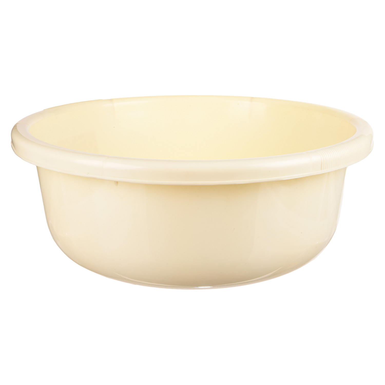 Kuber Industries Bath Tub 38|Versatile Plastic Utility Gaint Tub|Durable Deep Tub for Baby Bathing|Washing Clothes|Feeding Pan|38 Liter|Pack of 2 (Cream & Gray)