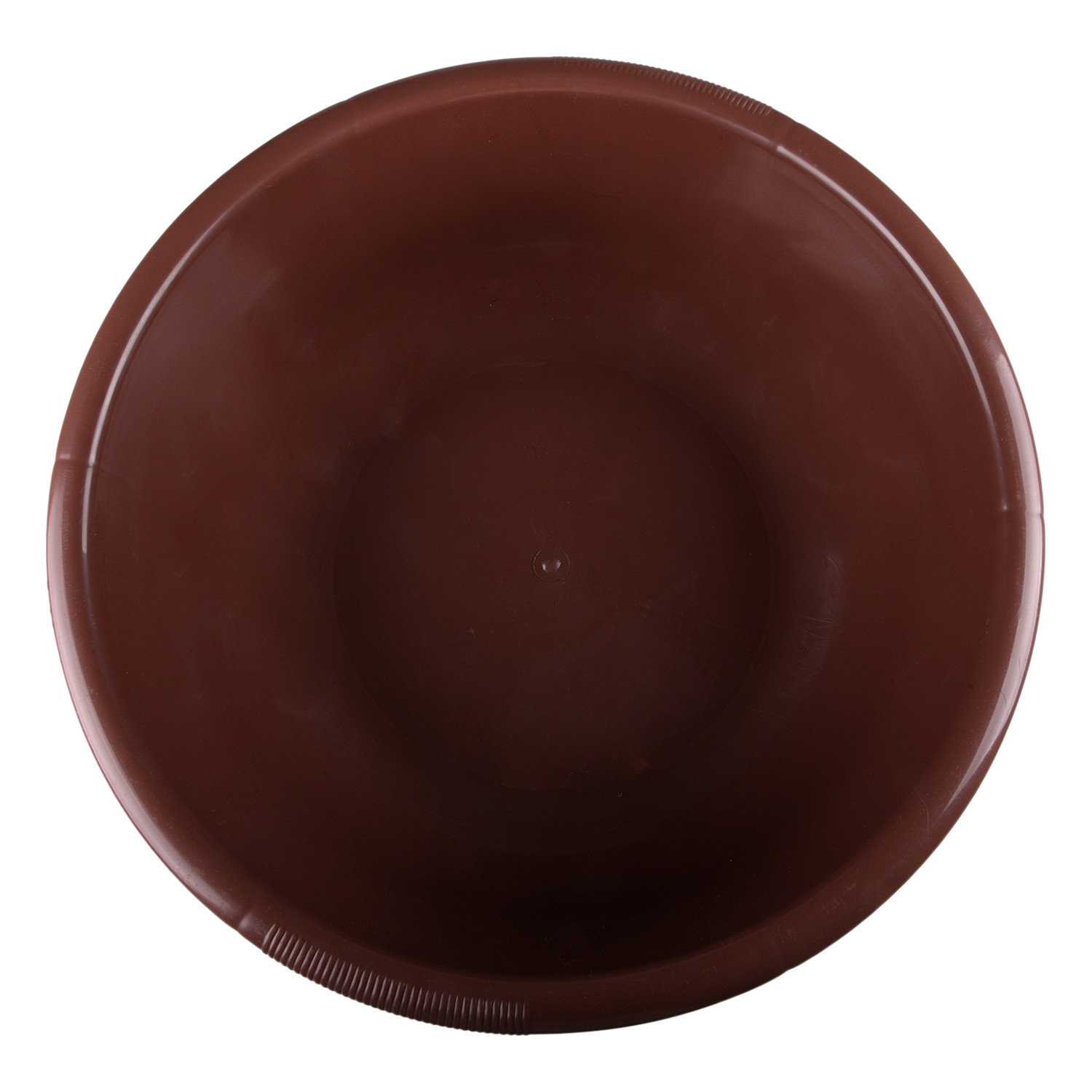Kuber Industries Bath Tub|Versatile Plastic Utility Gaint Tub|Durable Deep Tub for Baby Bathing|Washing Clothes|Feeding Pan|26 Liter (Brown)