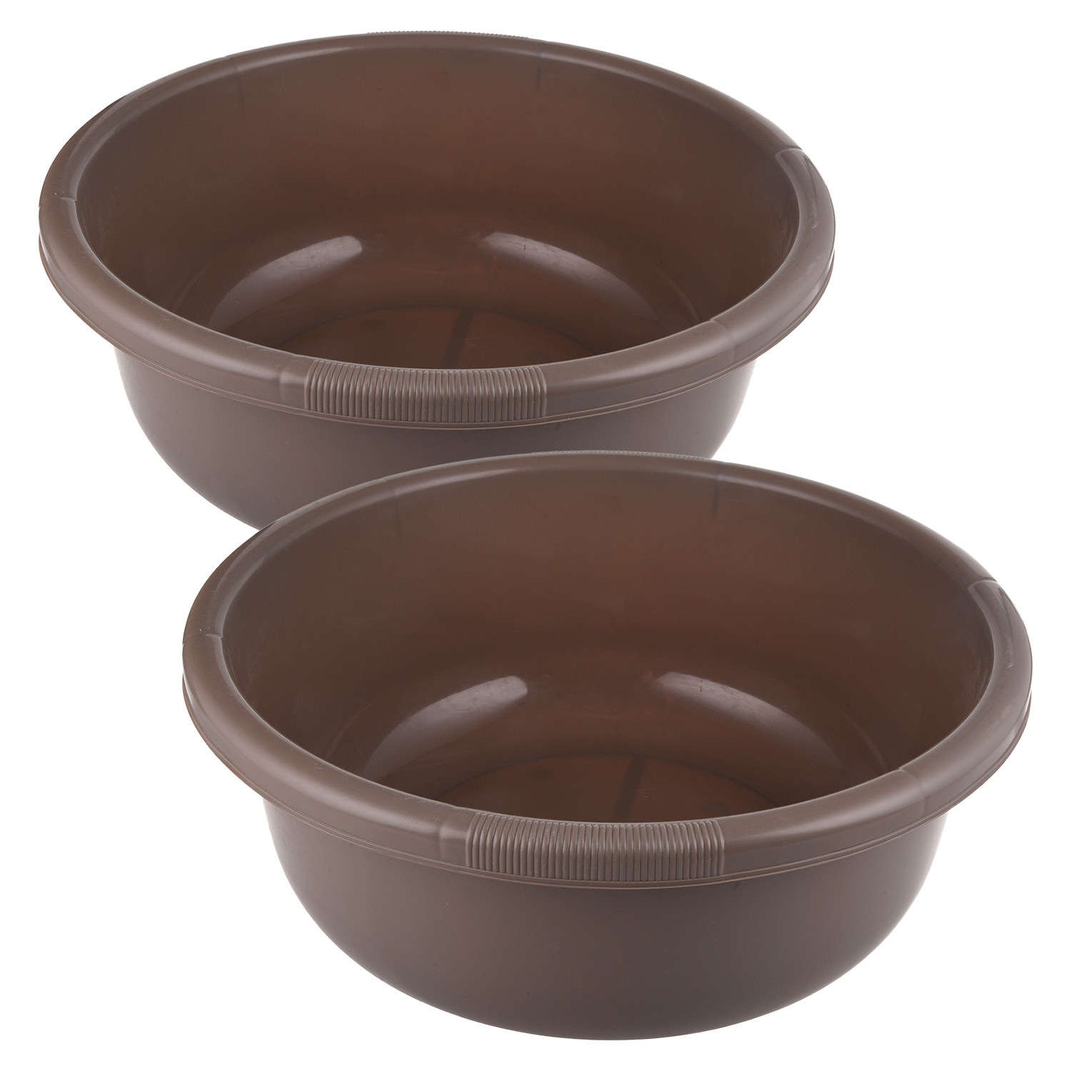 Kuber Industries Bath Tub|Versatile Plastic Utility Gaint Tub|Durable Deep Tub for Baby Bathing|Washing Clothes|Feeding Pan|26 Liter (Coffee)