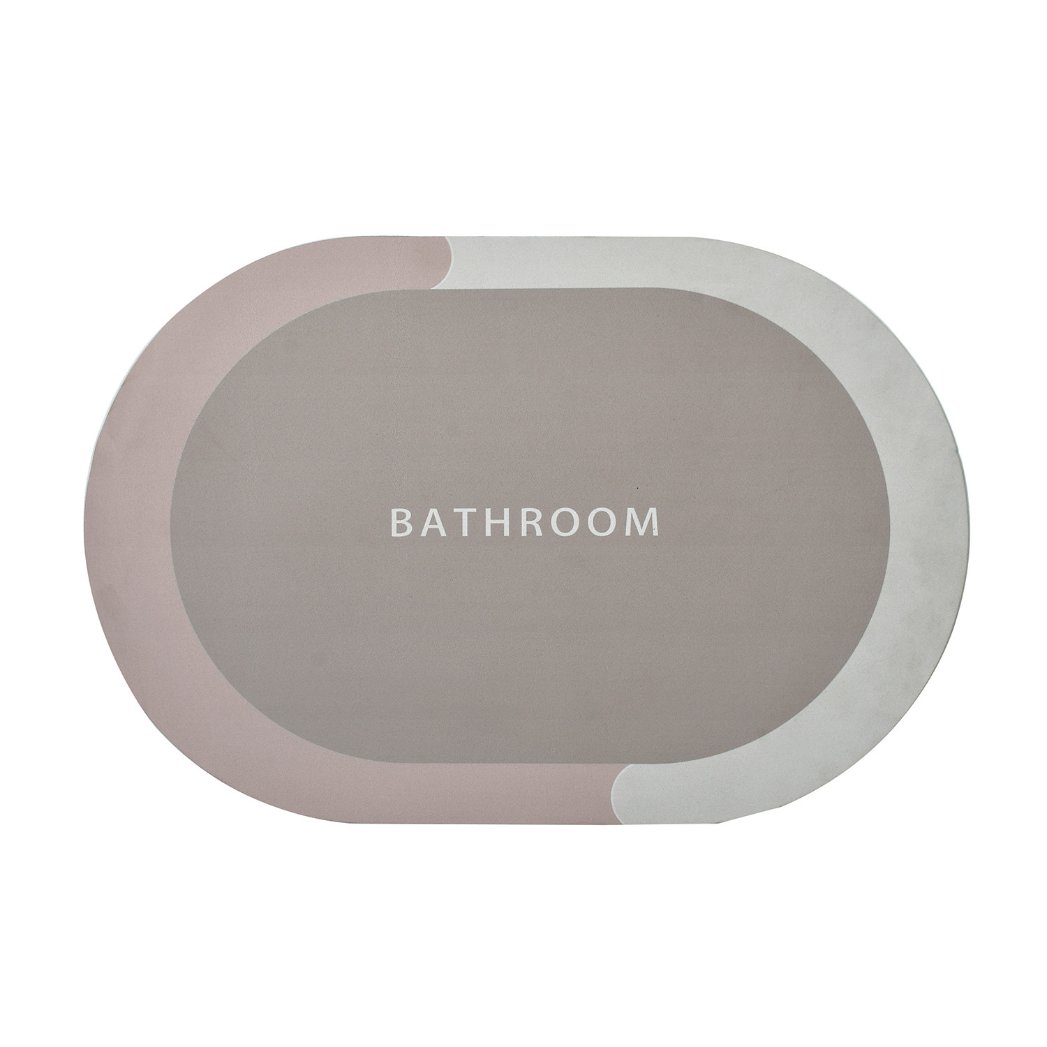 Kuber Industries Bathroom mat|Bathroom mat Super Absorbent Floor mat|Anti-skid Bathroom mat|Memory Foam Bathroom Rug Mat (Beige)
