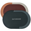 Kuber Industries Bathroom mat|Bathroom mat Super Absorbent Floor mat|Anti-skid Bathroom mat|Memory Foam Bathroom Rug Mat|Pack of 2 (Brown &amp; Green)