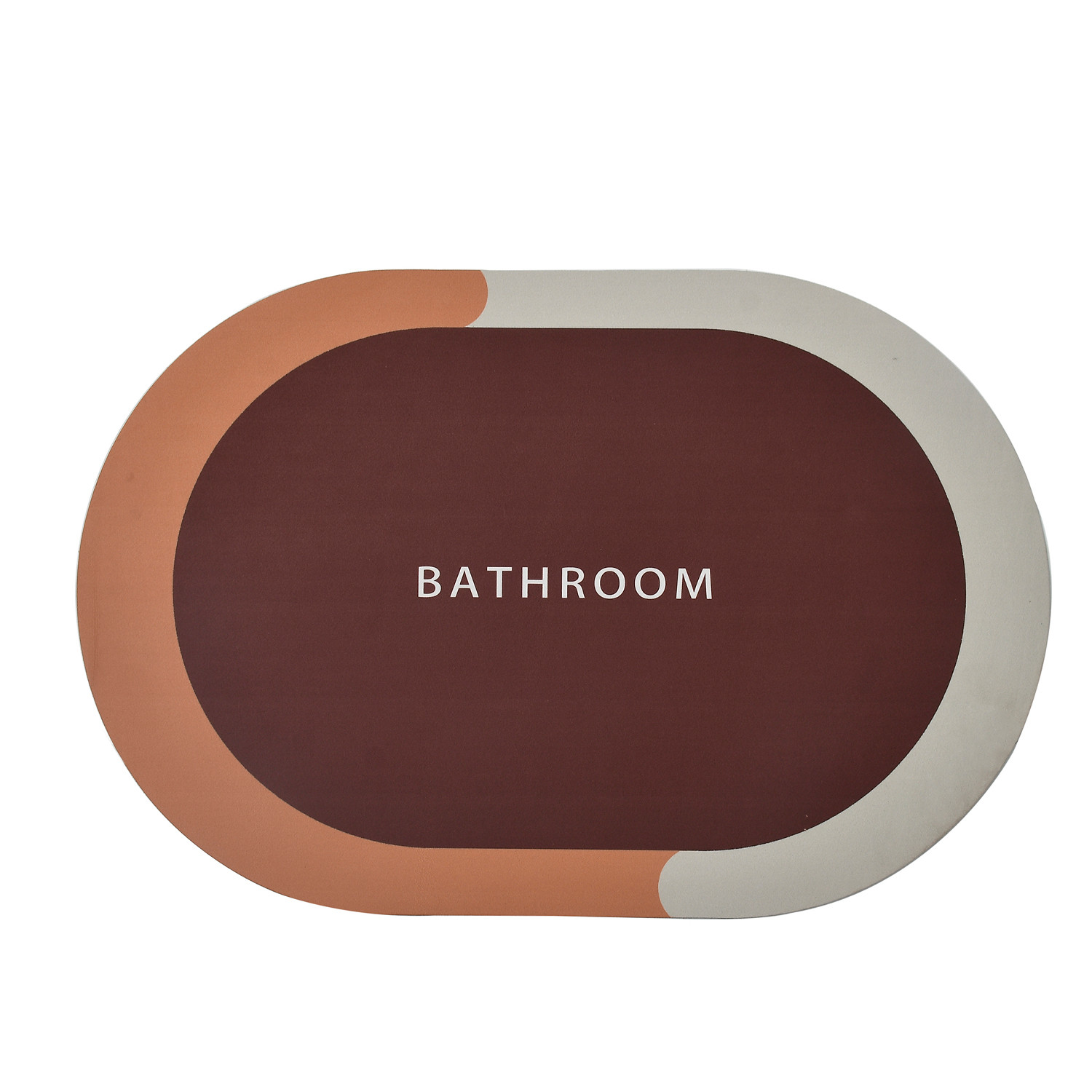 Kuber Industries Bathroom mat|Bathroom mat Super Absorbent Floor mat|Anti-skid Bathroom mat|Memory Foam Bathroom Rug Mat|Pack of 2 (Brown & Green)