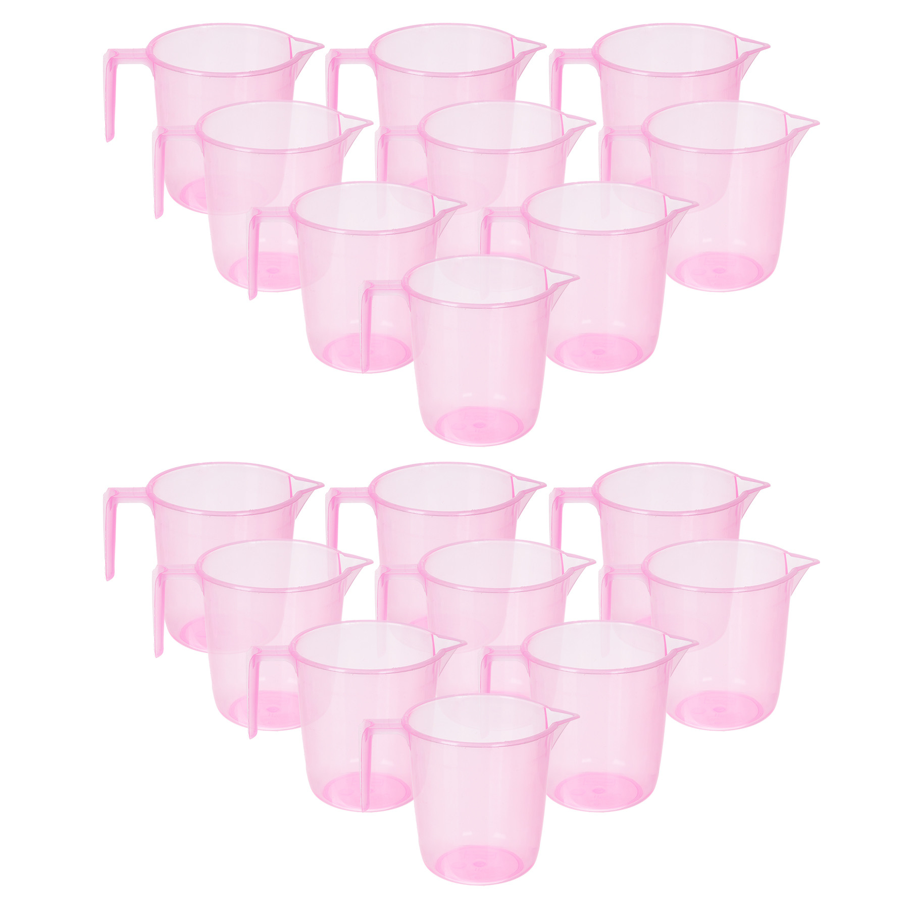 Kuber Industries Bathroom Mug | Multipurpose Bath Rinse Mug for Bathroom | Reusable Bath Mug | Wash Mug for Toilet | Mug for Washroom | 1100 ML | Transparent Pink
