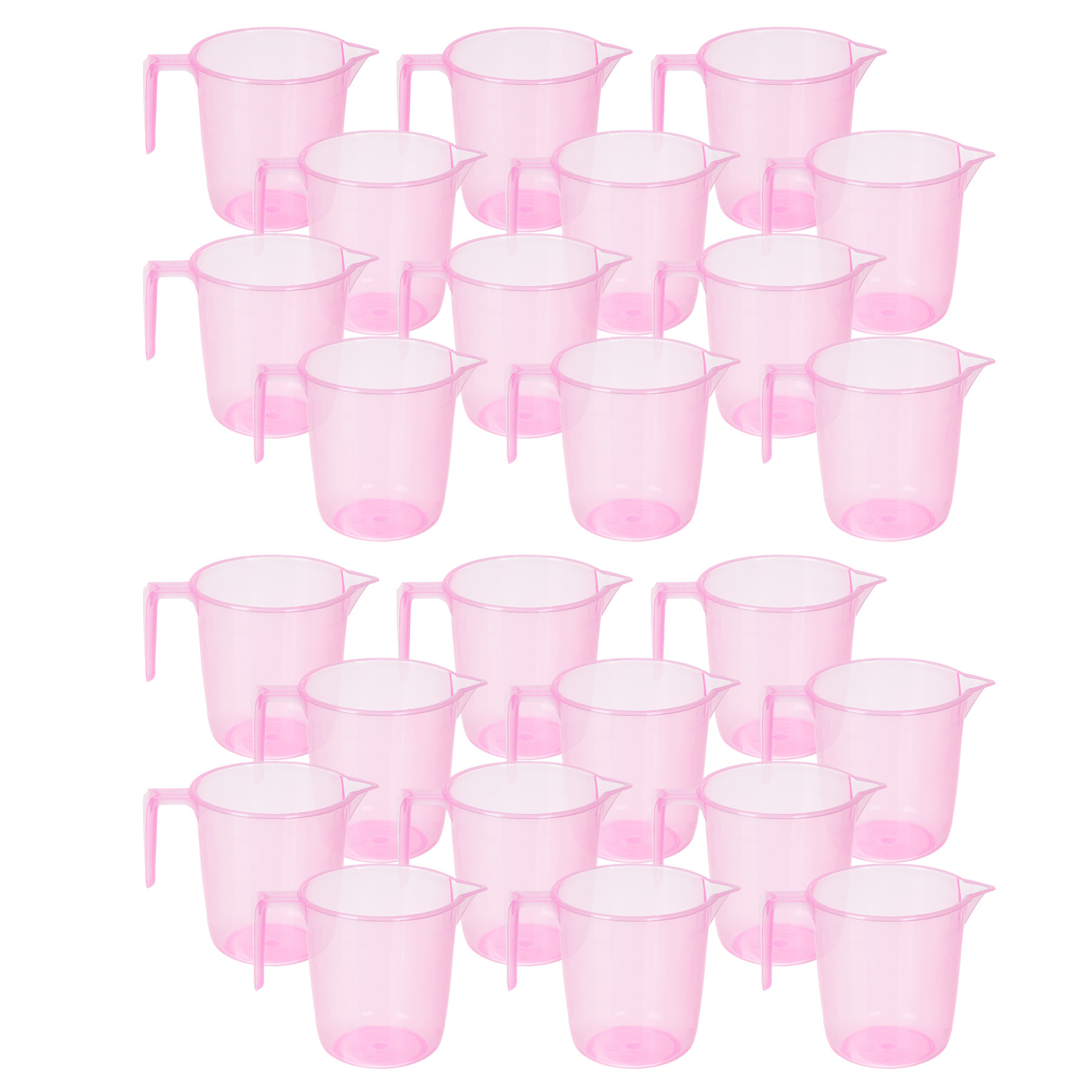 Kuber Industries Bathroom Mug | Multipurpose Bath Rinse Mug for Bathroom | Reusable Bath Mug | Wash Mug for Toilet | Mug for Washroom | 1100 ML | Transparent Pink