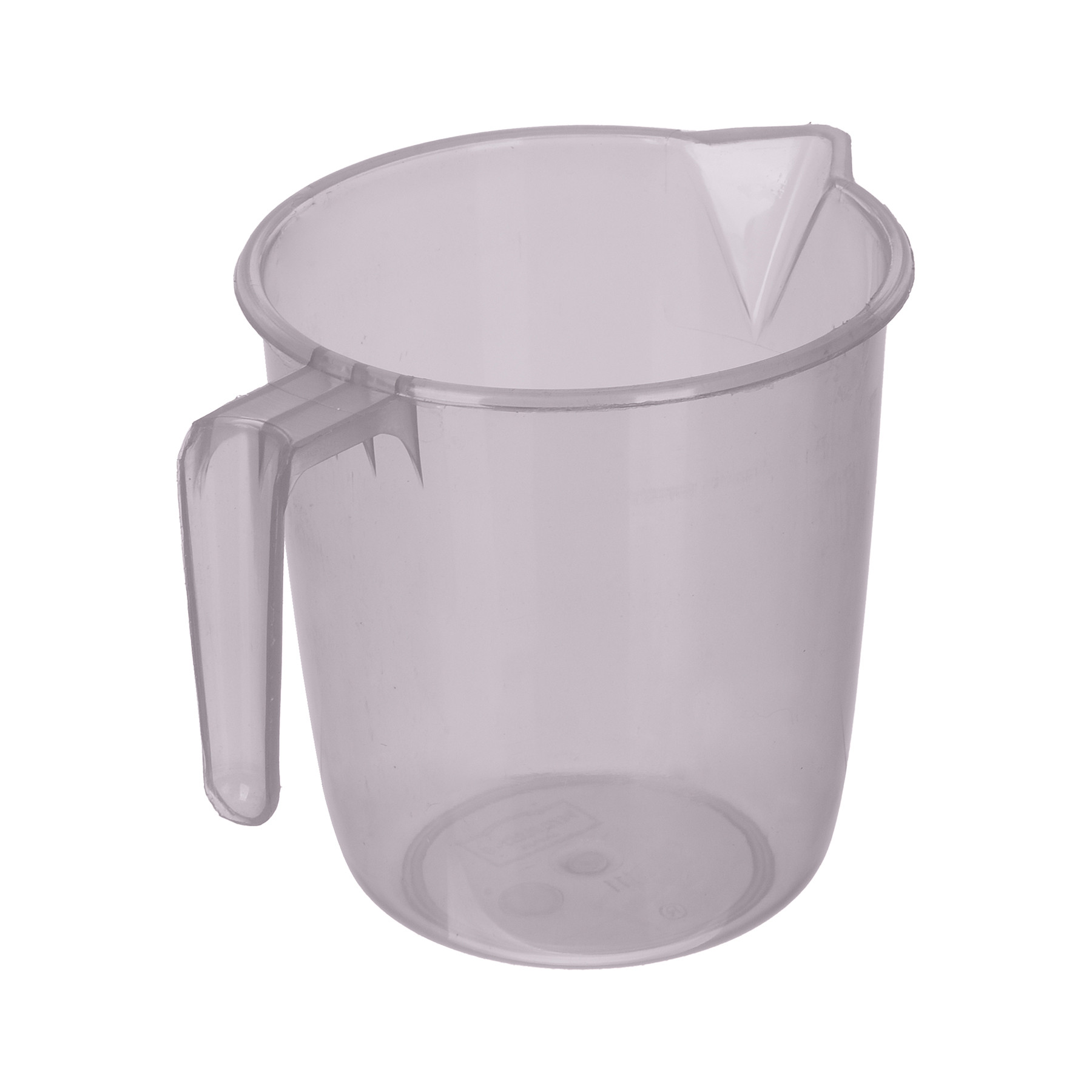 Kuber Industries Bathroom Mug | Multipurpose Bath Rinse Mug for Bathroom | Reusable Bath Mug | Wash Mug for Toilet | Mug for Washroom | 1100 ML | Transparent | Pink & Gray