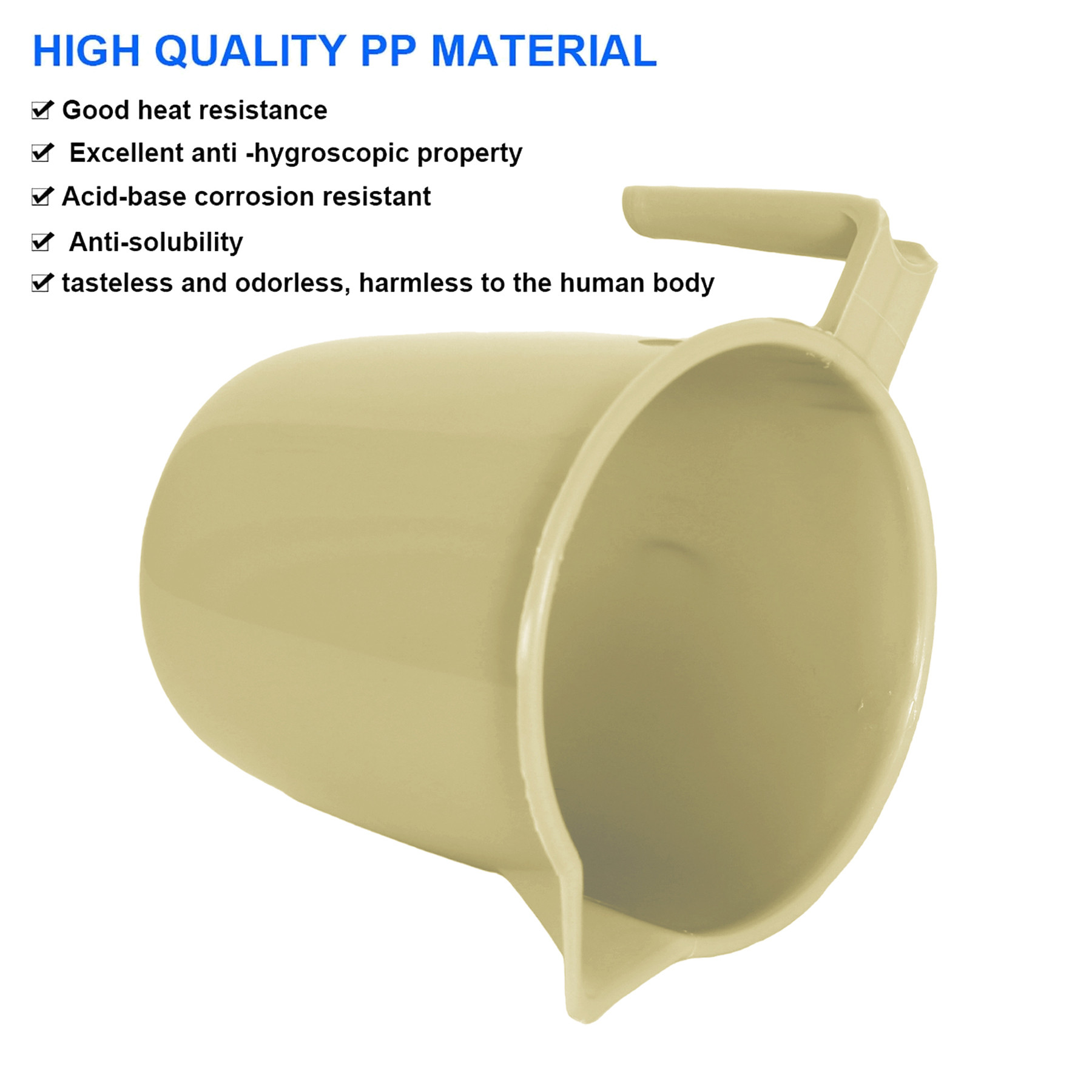 Kuber Industries Bathroom Mug  Plastic Bath Mug for Bathroom  Bath Mug  Mug for Bathroom  Mug for Toilet  Washroom Jug  111 Bath Mug  1 LTR  Pack of 2  Beige