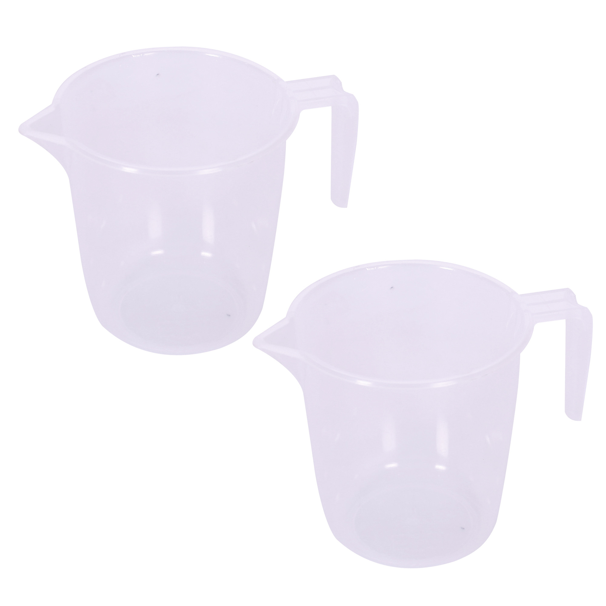 Kuber Industries Bathroom Mug | Plastic Bath Mug for Bathroom | Bath Mug | Mug for Bathroom | Mug for Toilet | Washroom Jug | 111 Bath Mug | 1 LTR | Transparent