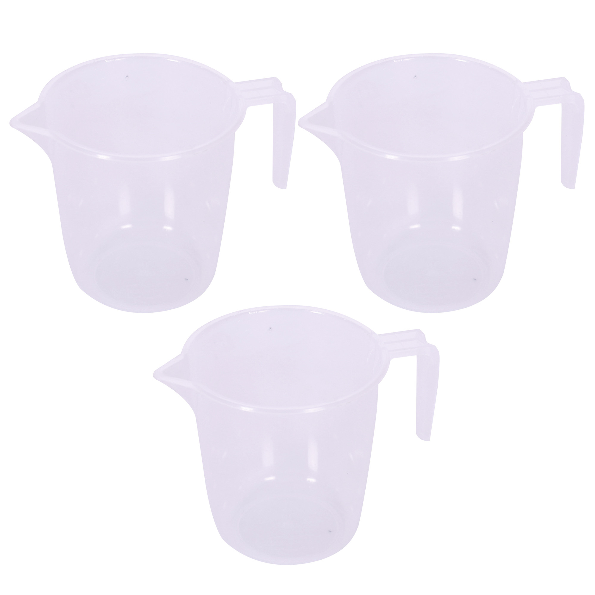 Kuber Industries Bathroom Mug | Plastic Bath Mug for Bathroom | Bath Mug | Mug for Bathroom | Mug for Toilet | Washroom Jug | 111 Bath Mug | 1 LTR | Transparent