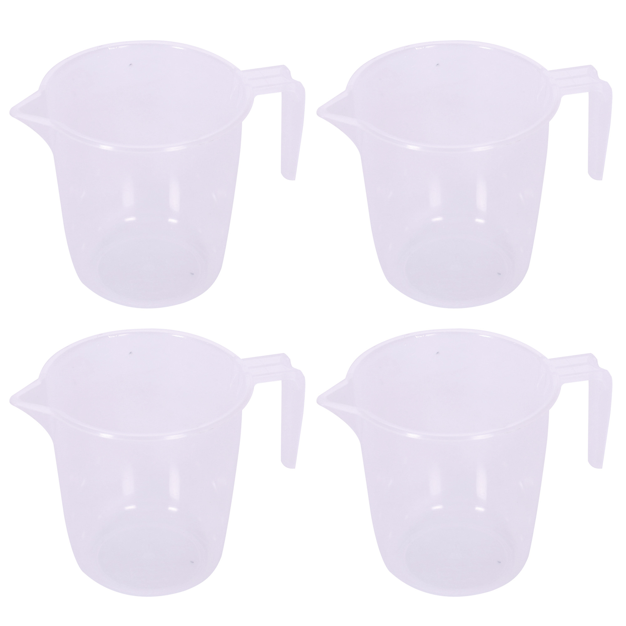 Kuber Industries Bathroom Mug | Plastic Bath Mug for Bathroom | Bath Mug | Mug for Bathroom | Mug for Toilet | Washroom Jug | 111 Bath Mug | 1 LTR | Transparent