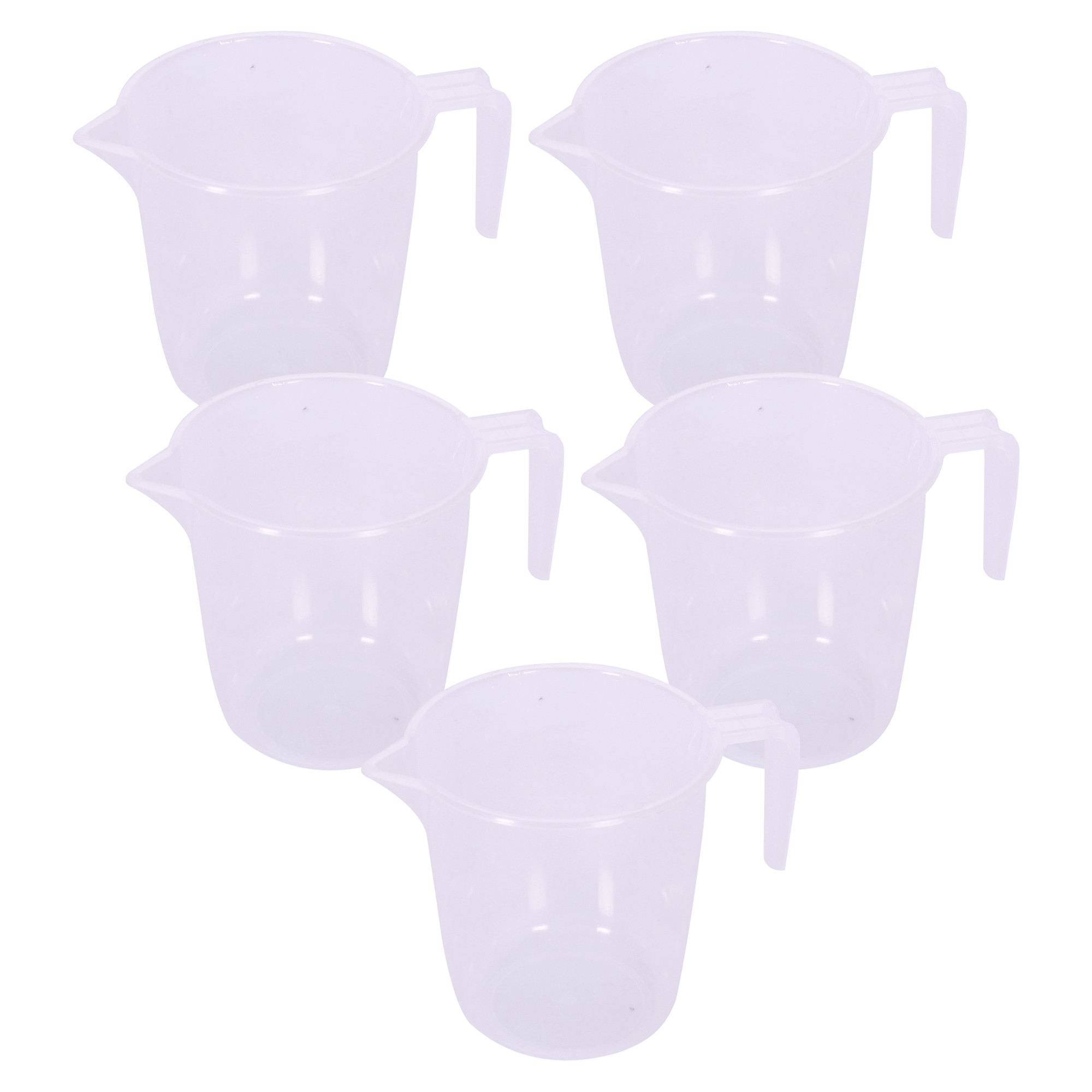 Kuber Industries Bathroom Mug | Plastic Bath Mug for Bathroom | Bath Mug | Mug for Bathroom | Mug for Toilet | Washroom Jug | 111 Bath Mug | 1 LTR | Transparent