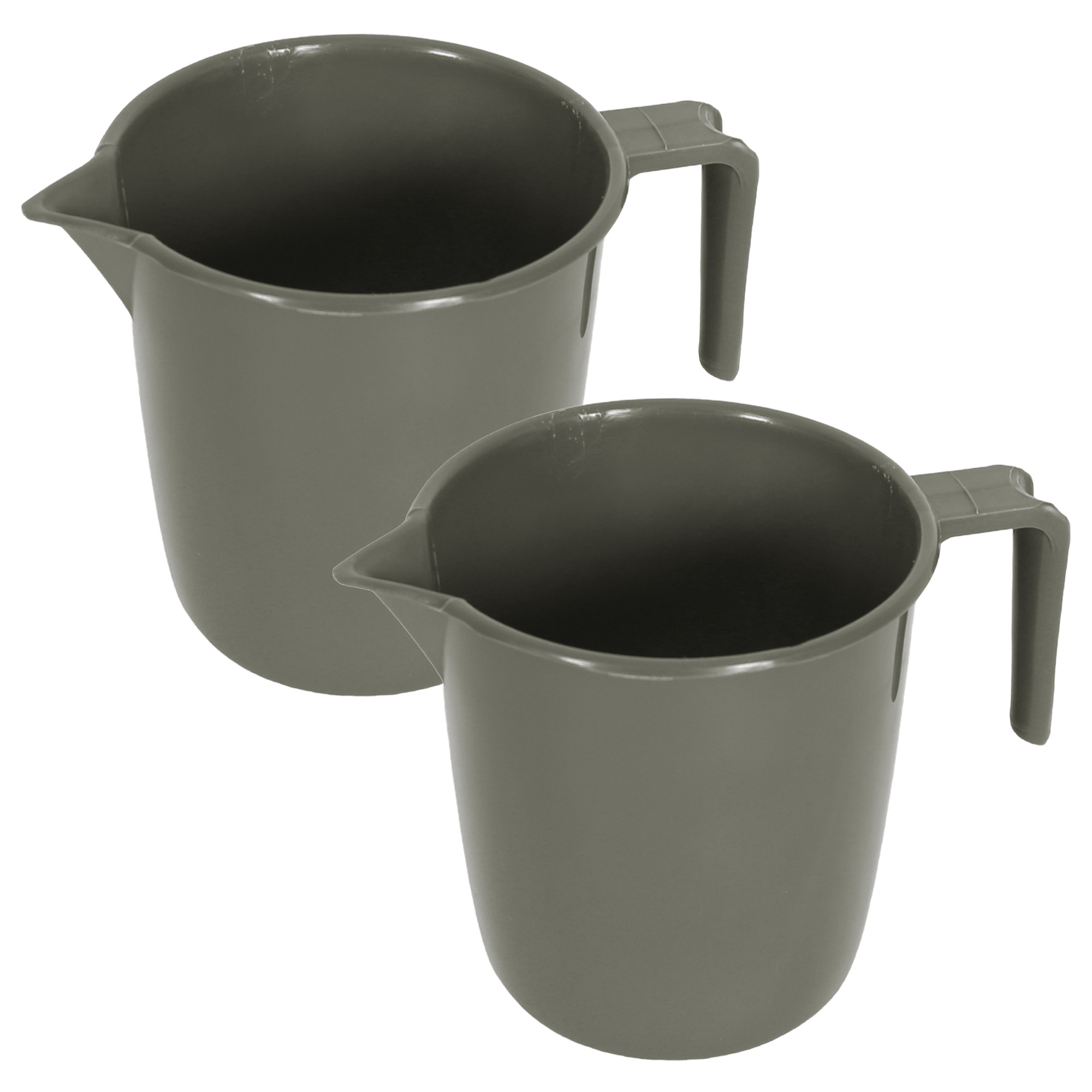Kuber Industries Bathroom Mug | Plastic Bath Mug for Bathroom | Bath Mug | Mug for Bathroom | Mug for Toilet | Washroom Jug | 111 Bath Mug | 1 LTR |Gray