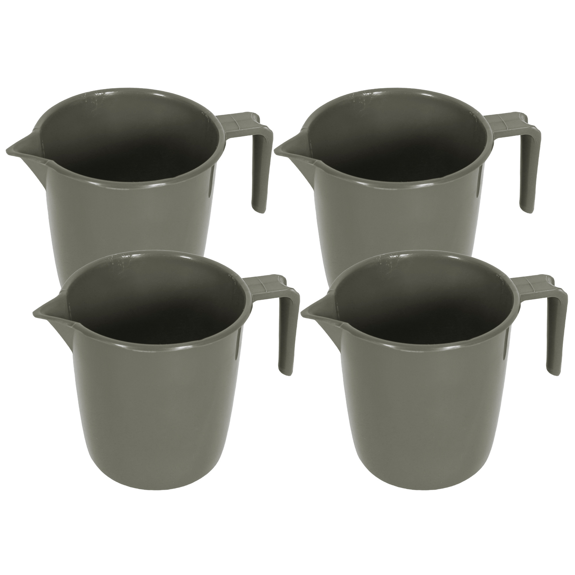 Kuber Industries Bathroom Mug | Plastic Bath Mug for Bathroom | Bath Mug | Mug for Bathroom | Mug for Toilet | Washroom Jug | 111 Bath Mug | 1 LTR |Gray