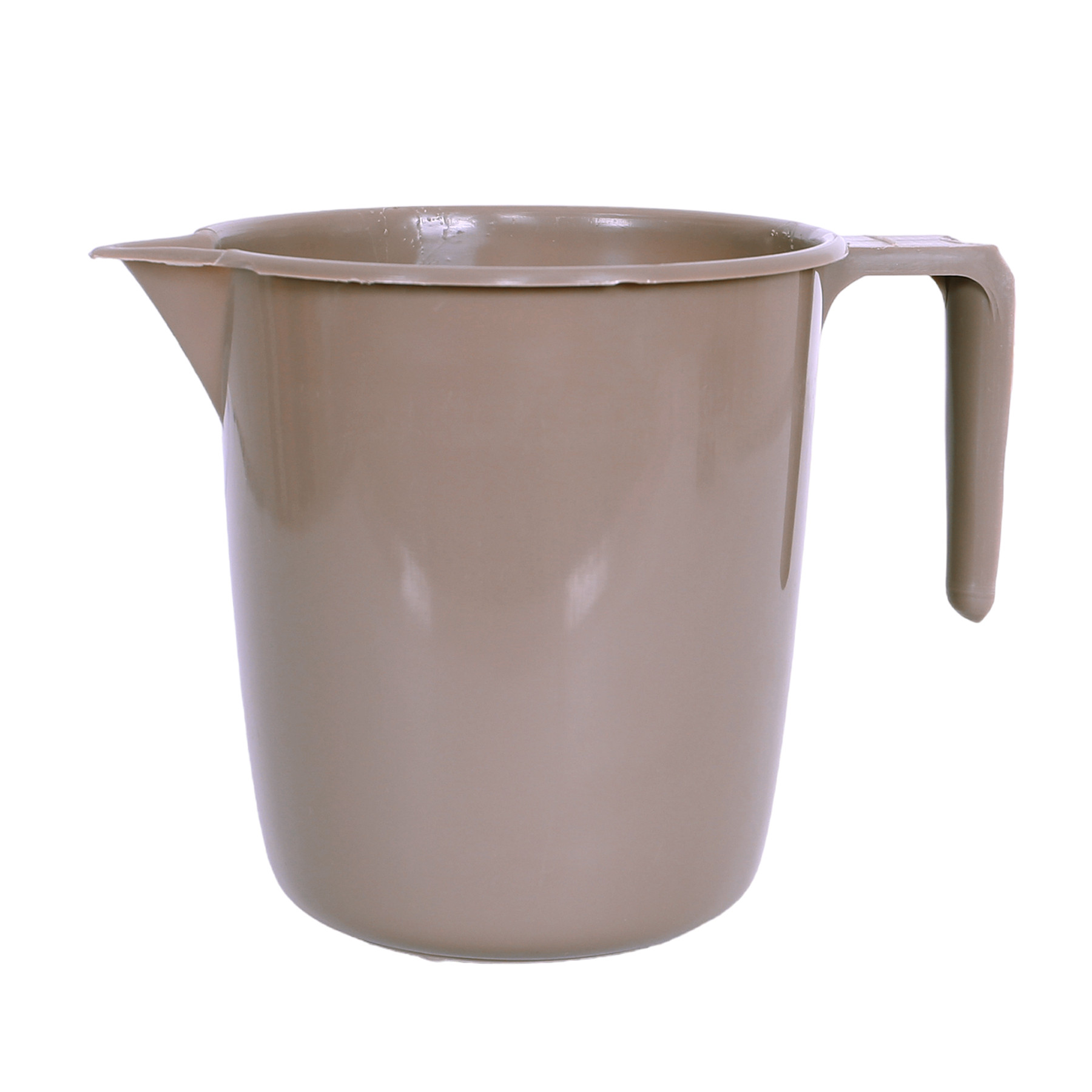 Kuber Industries Bathroom Mug | Plastic Bath Mug for Bathroom | Bath Mug | Mug for Bathroom | Mug for Toilet | Washroom Jug | 111 Bath Mug | 1 LTR |Brown