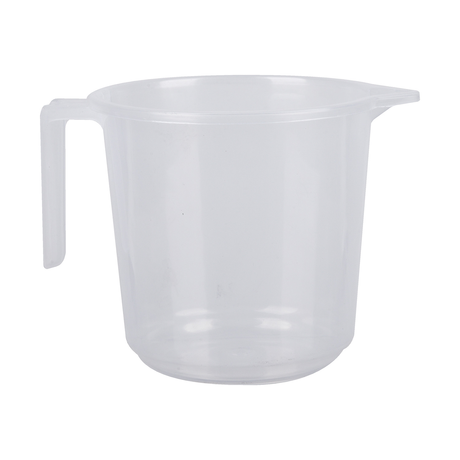 Kuber Industries Bathroom Mug | Plastic Bath Mug for Bathroom | Strong Mug for Bathroom | Toilet Mug | Washroom Jug | Mug For Bathing | 1500 ML | Pack of 5 | Transparent