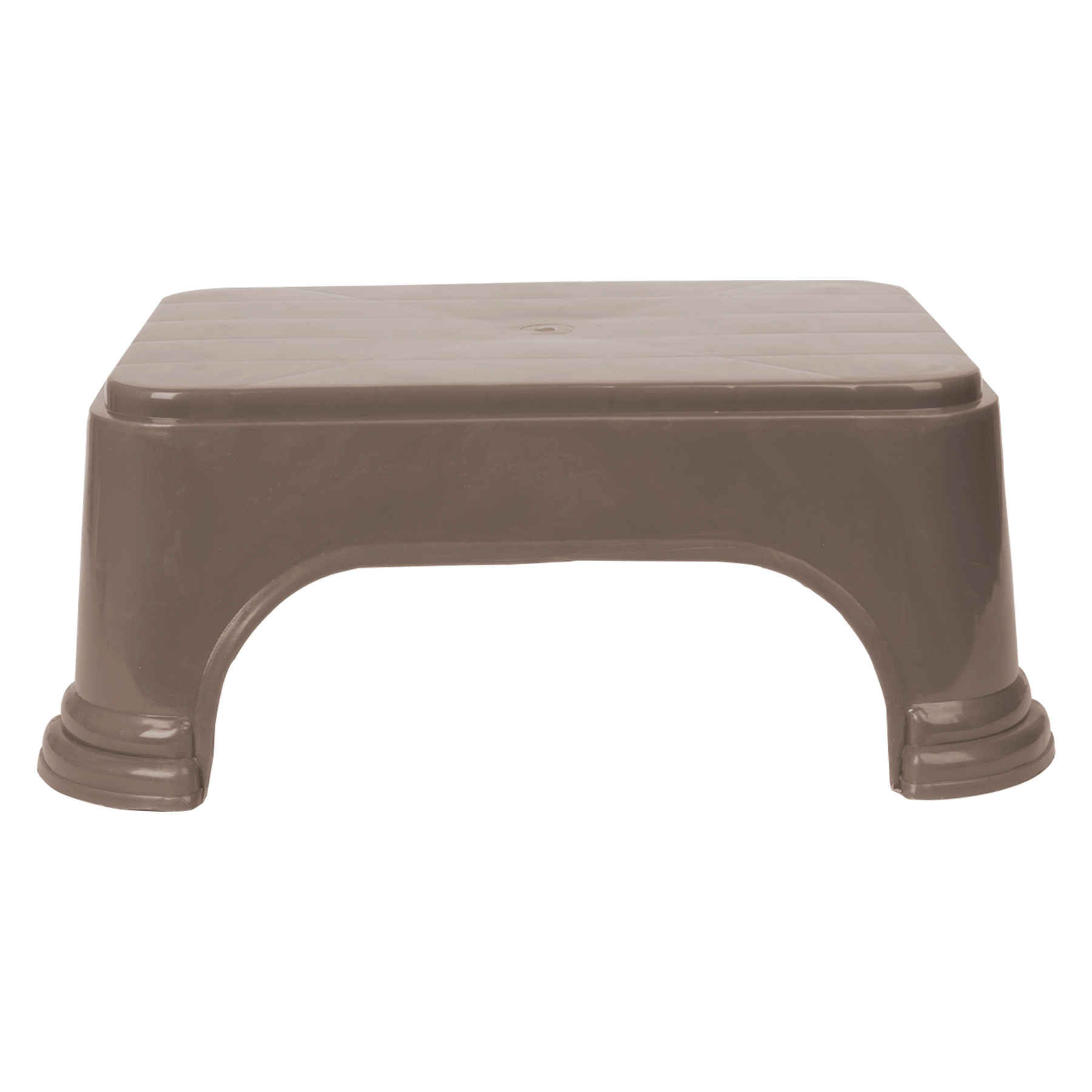 Kuber Industries Bathroom Stool  Bathroom Plain Square Stool  Plastic Stool For Bathroom  Stool for Kitchen  Bathroom Patla  Support Stool for Bathroom  P6  Brown