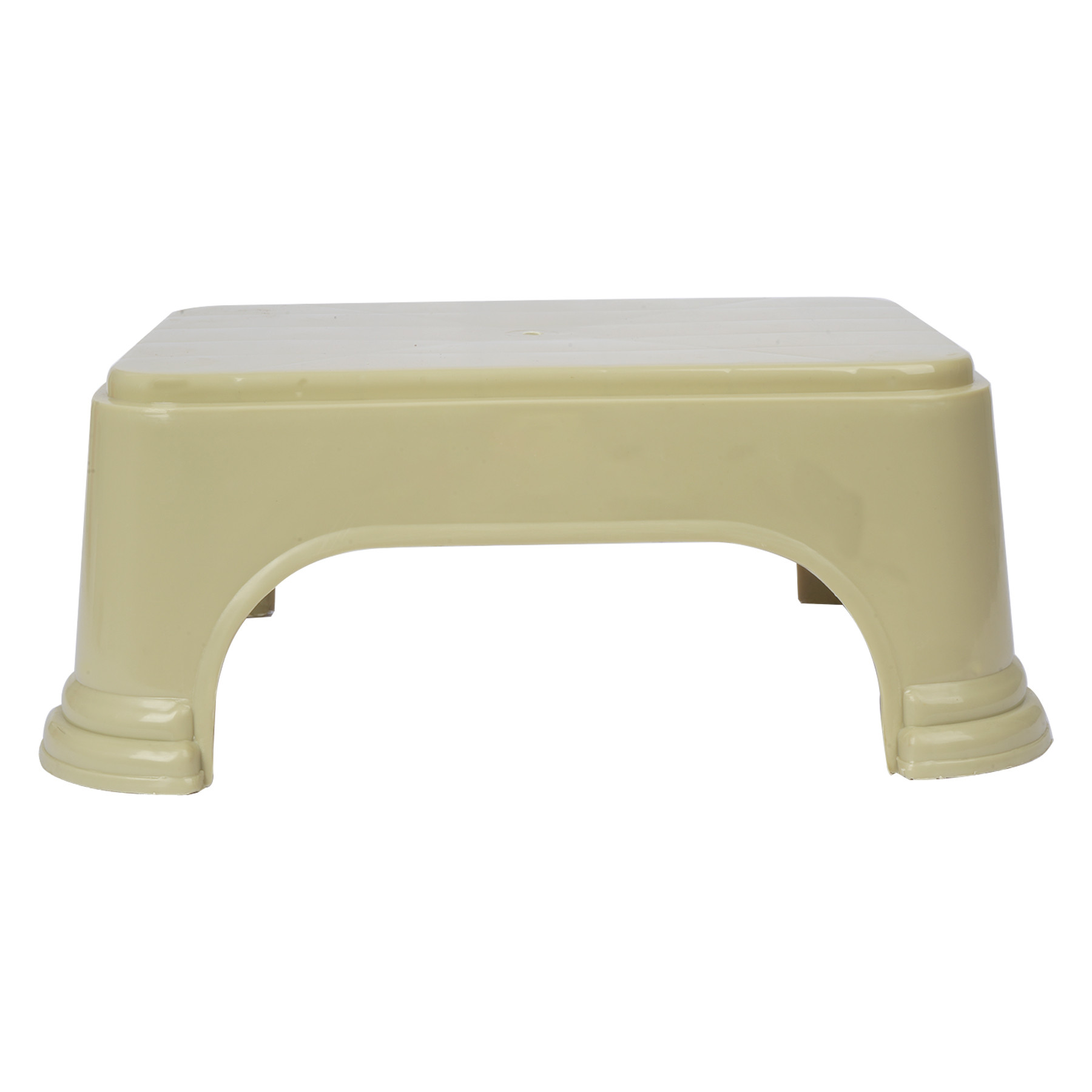 Kuber Industries Bathroom Stool | Bathroom Plain Square Stool | Plastic Stool For Bathroom | Stool for Kitchen | Bathroom Patla | Support Stool for Bathroom | P6 | Pack of 3 | Multi