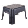 Kuber Industries Bathroom Stool | Durable Plastic Sitting Stool | Patla For Bathroom | Stool for Senior Citizen | Bathroom Sitting Seat | Stool for Kitchen | Gray
