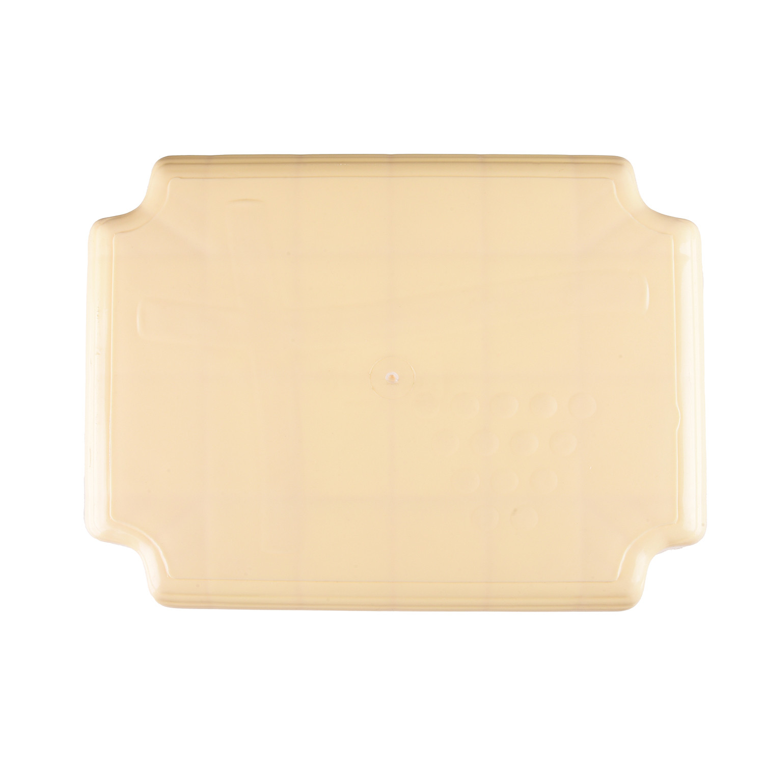 Kuber Industries Bathroom Stool | Durable Plastic Sitting Stool | Patla For Bathroom | Stool for Senior Citizen | Bathroom Sitting Seat | Stool for Kitchen | Cream
