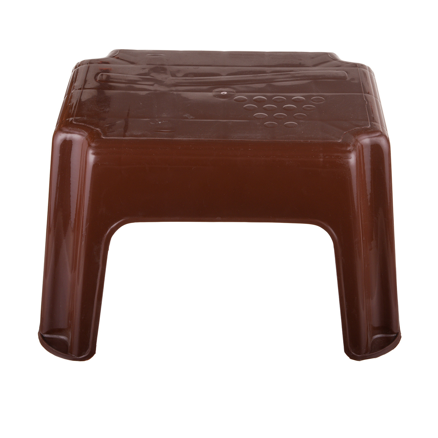 Kuber Industries Bathroom Stool | Durable Plastic Sitting Stool | Patla For Bathroom | Stool for Senior Citizen | Bathroom Sitting Seat | Stool for Kitchen | Brown