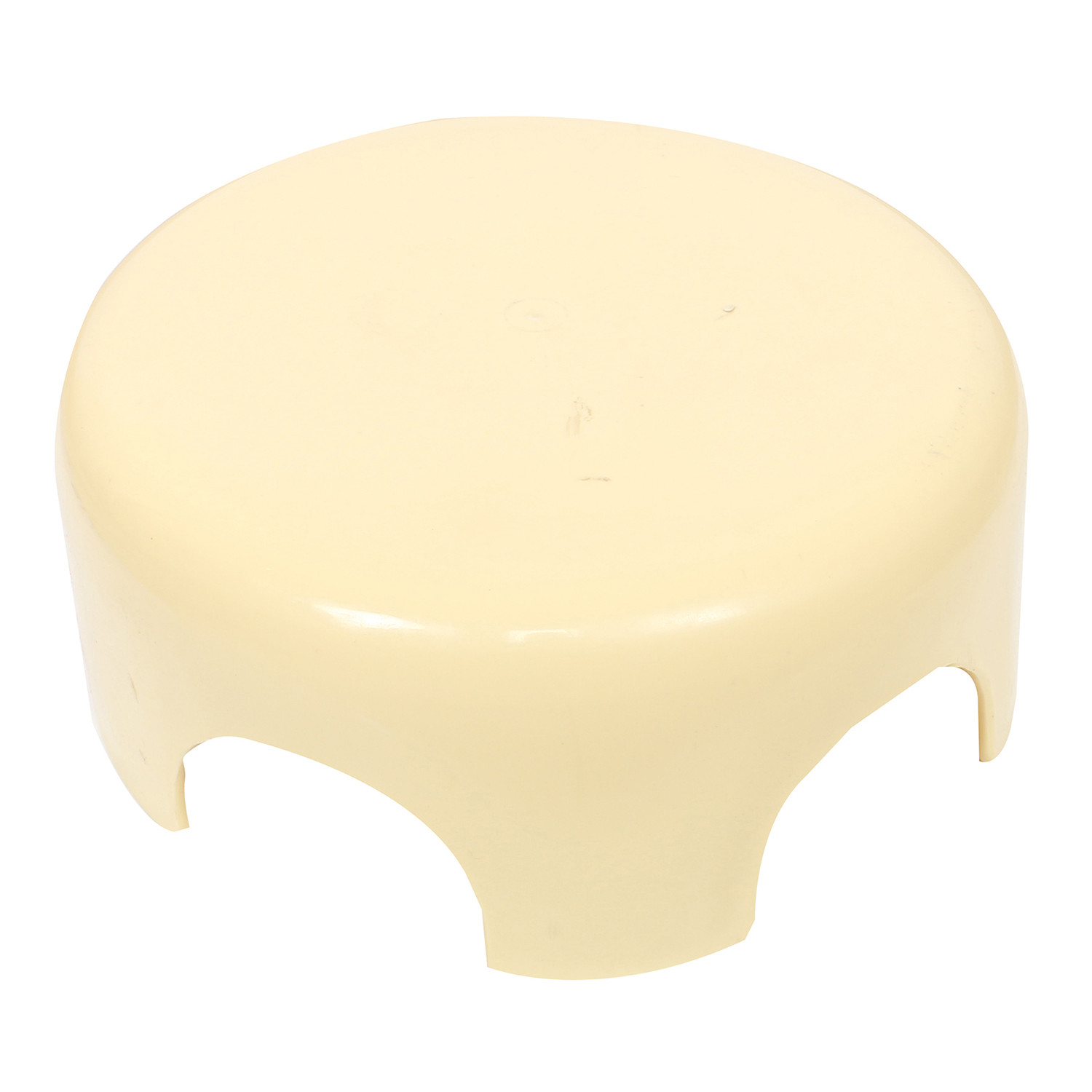 Kuber Industries Bathroom Stool | Plastic Bathroom Stool for Bathing | Bathroom Stool for Senior Citizen | Patla for Toilet | Sumo Stool | Cream