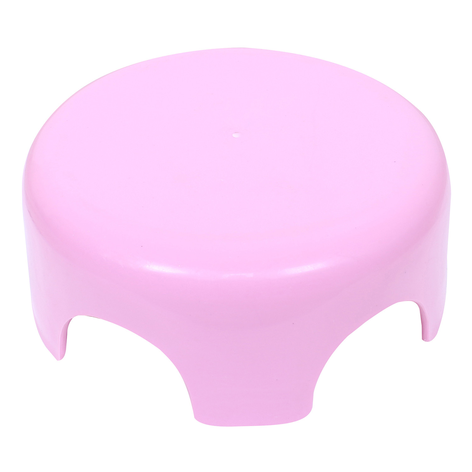 Kuber Industries Bathroom Stool | Plastic Bathroom Stool for Bathing | Bathroom Stool for Senior Citizen | Patla for Toilet | Sumo Stool | Pink