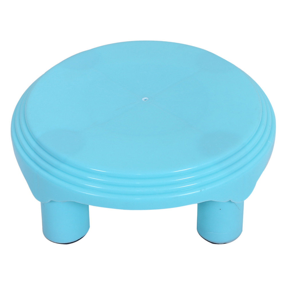 Kuber Industries Bathroom Stool|Plastic Stool|Anti-slip Bathing Stool|Stool for Senior Citizen|Patla for Bathroom|MINT GREEN