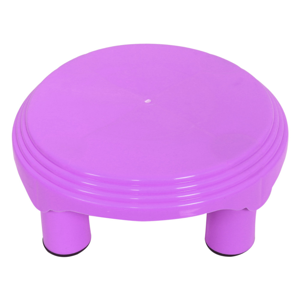 Kuber Industries Bathroom Stool|Plastic Stool|Anti-slip Bathing Stool|Stool for Senior Citizen|Patla for Bathroom|PINK