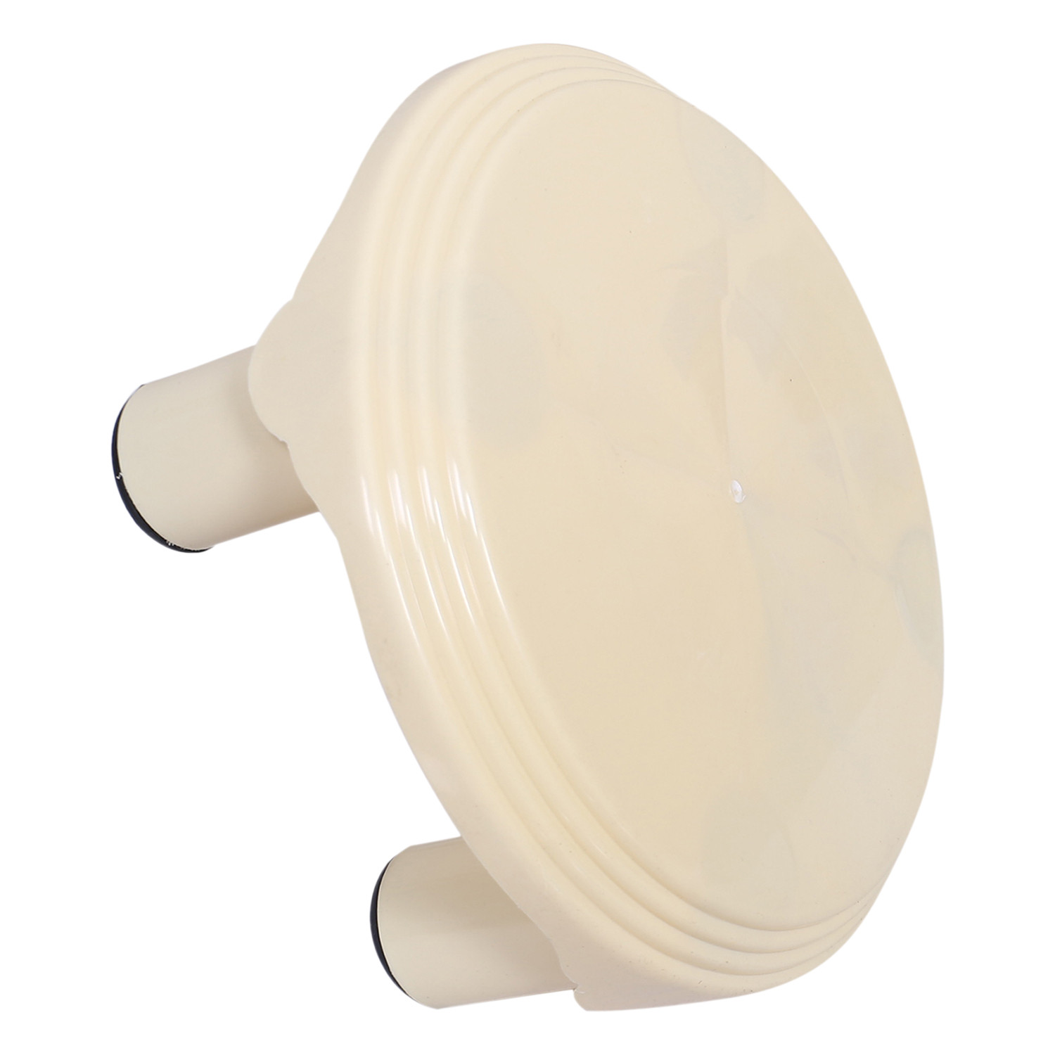 Kuber Industries Bathroom Stool|Plastic Stool|Anti-slip Bathing Stool|Stool for Senior Citizen|Patla for Bathroom| (Cream)