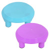 Kuber Industries Bathroom Stool|Plastic Stool|Anti-slip Bathing Stool|Stool for Senior Citizen|Patla for Bathroom|Pack of 2 (Mint Green &amp; Pink)