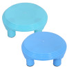 Kuber Industries Bathroom Stool|Plastic Stool|Anti-slip Bathing Stool|Stool for Senior Citizen|Patla for Bathroom|Pack of 2 (Mint Green &amp; Sky Blue)